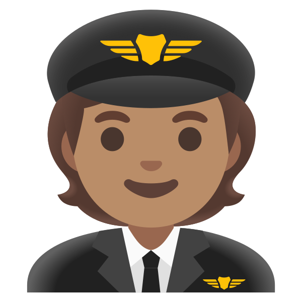 Emoji U1f9d1 1f3fd 200d 2708
