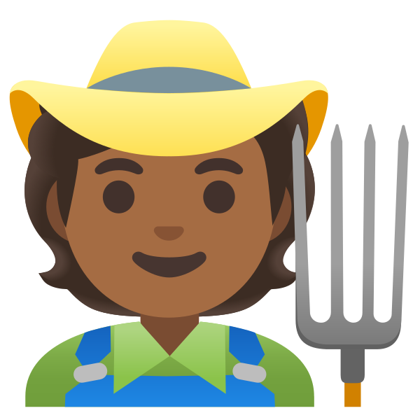 Emoji U1f9d1 1f3fe 200d 1f33e