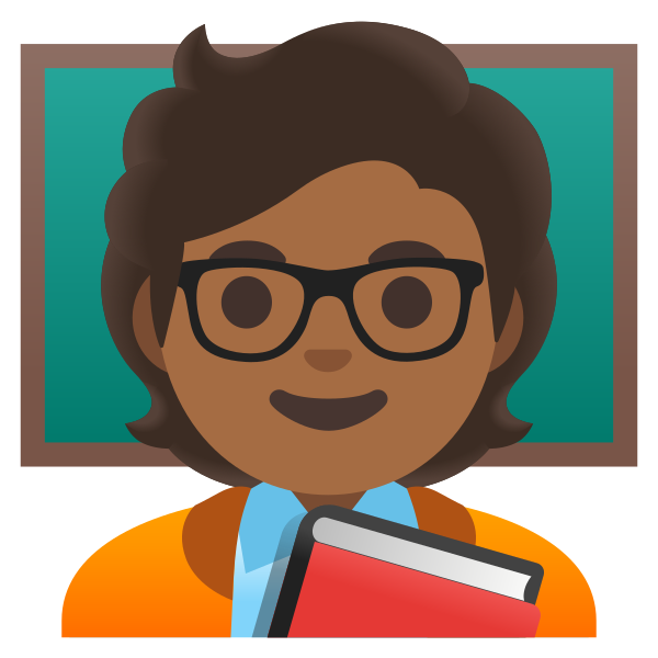 Emoji U1f9d1 1f3fe 200d 1f3eb