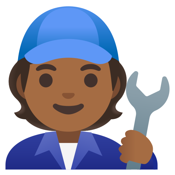 Emoji U1f9d1 1f3fe 200d 1f527