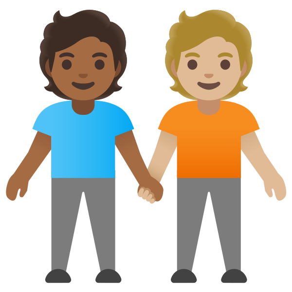 Emoji U1f9d1 1f3fe 200d 1f91d 200d 1f9d1 1f3fc