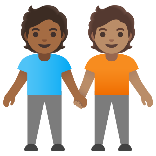 Emoji U1f9d1 1f3fe 200d 1f91d 200d 1f9d1 1f3fd