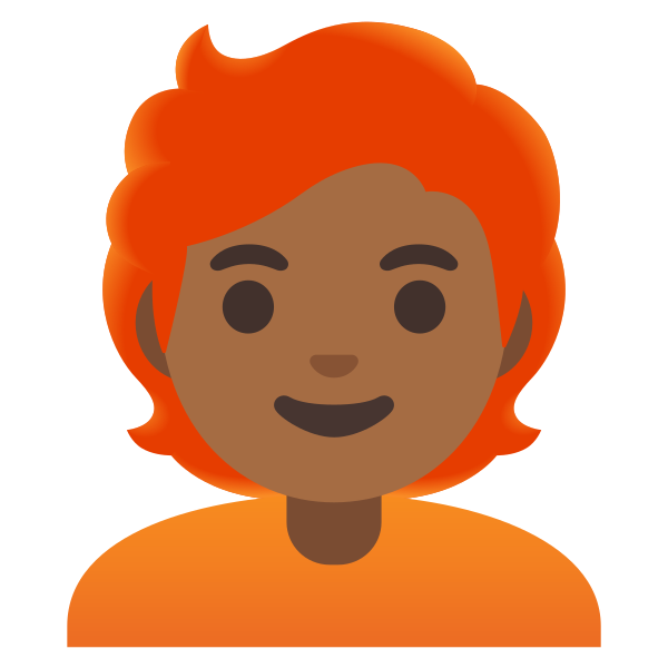 Emoji U1f9d1 1f3fe 200d 1f9b0