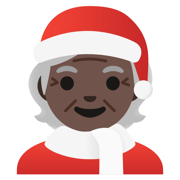 Emoji U1f9d1 1f3ff 200d 1f384