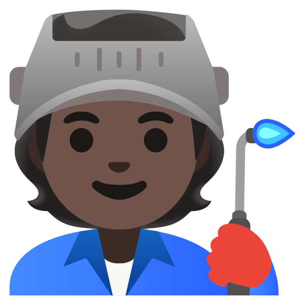 Emoji U1f9d1 1f3ff 200d 1f3ed