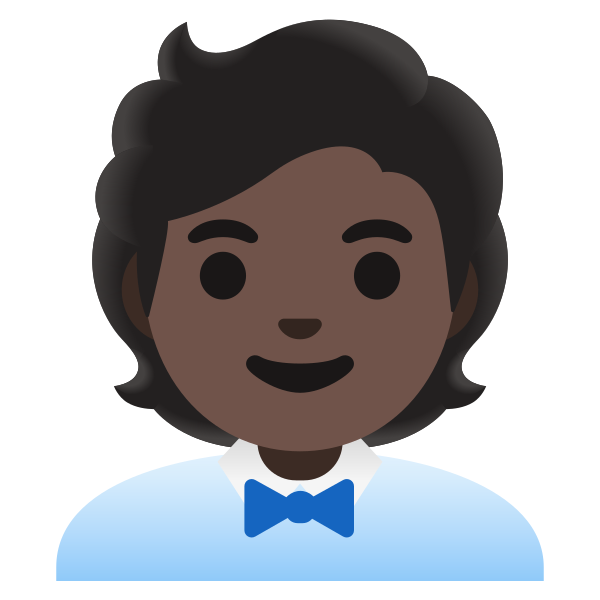 Emoji U1f9d1 1f3ff 200d 1f4bc