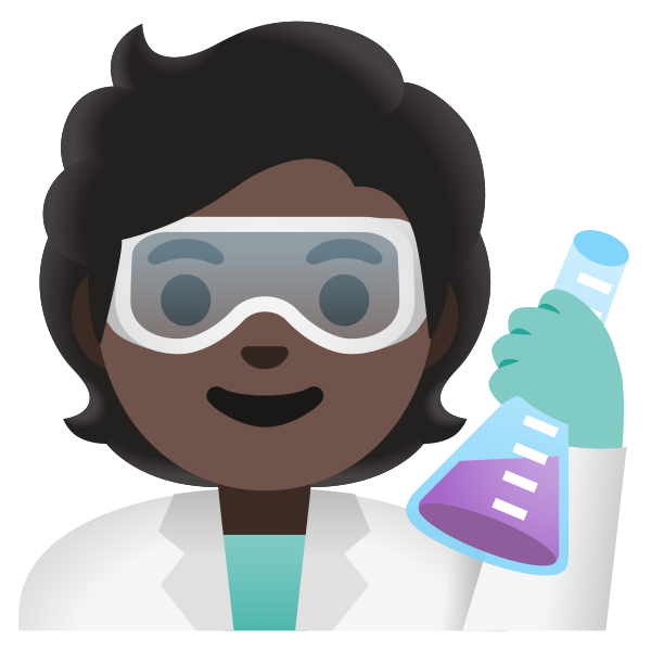 Emoji U1f9d1 1f3ff 200d 1f52c