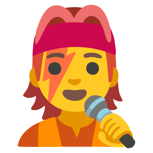 Emoji U1f9d1 200d 1f3a4