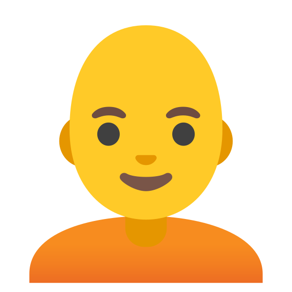 Emoji U1f9d1 200d 1f9b2