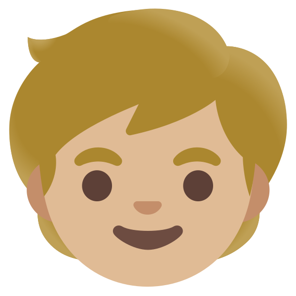 Emoji U1f9d2 1f3fc
