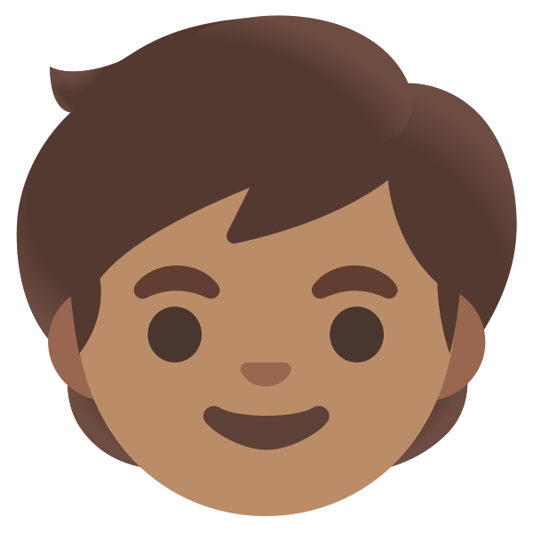 Emoji U1f9d2 1f3fd
