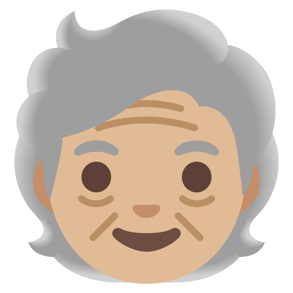 Emoji U1f9d3 1f3fc