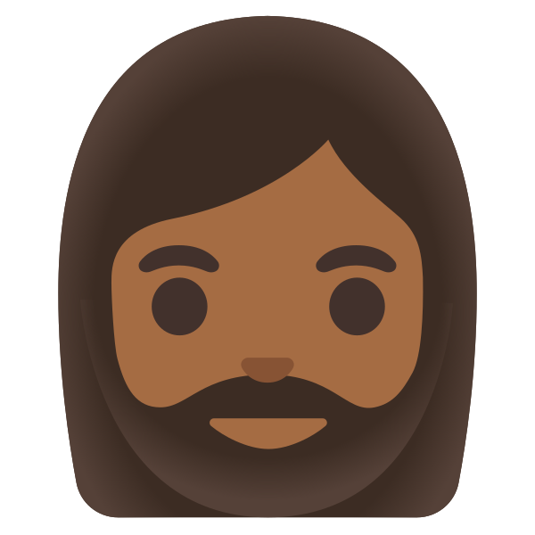 Emoji U1f9d4 1f3fe 200d 2640