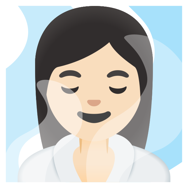 Emoji U1f9d6 1f3fb 200d 2640