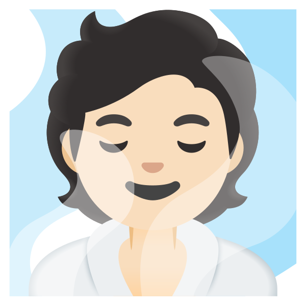 Emoji U1f9d6 1f3fb