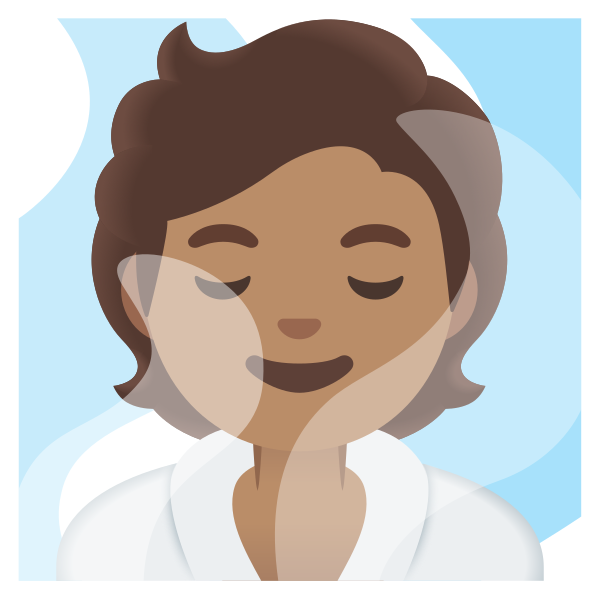 Emoji U1f9d6 1f3fd