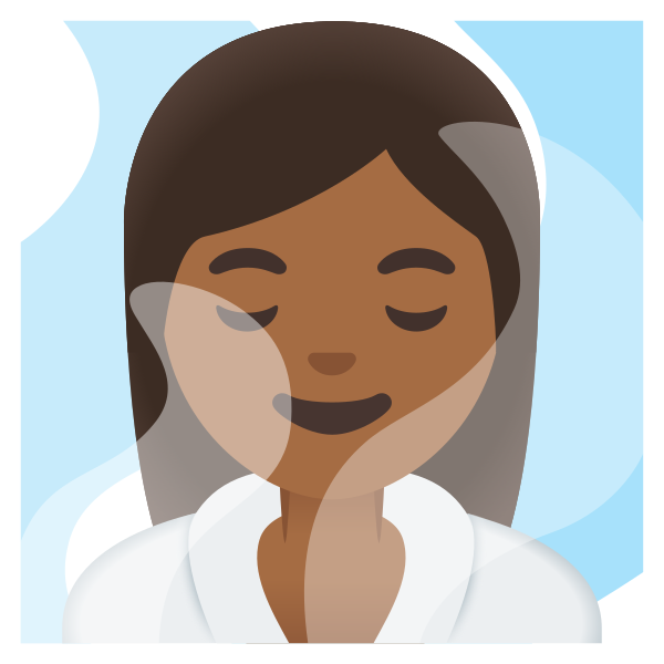 Emoji U1f9d6 1f3fe 200d 2640