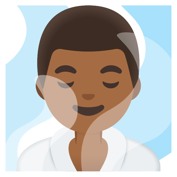 Emoji U1f9d6 1f3fe 200d 2642