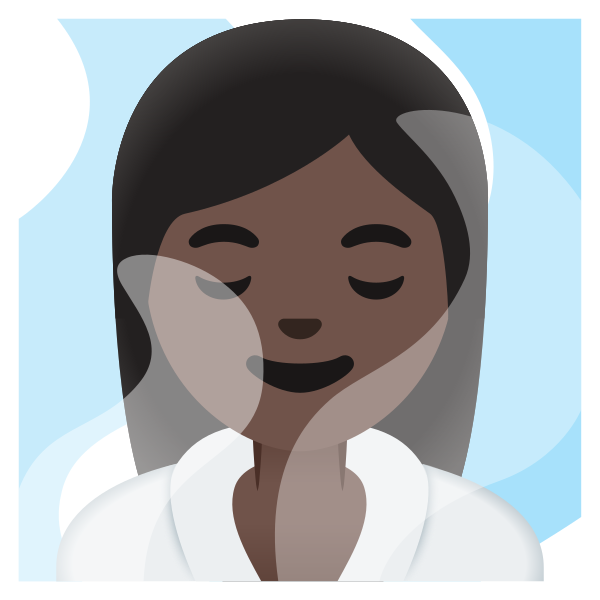Emoji U1f9d6 1f3ff 200d 2640