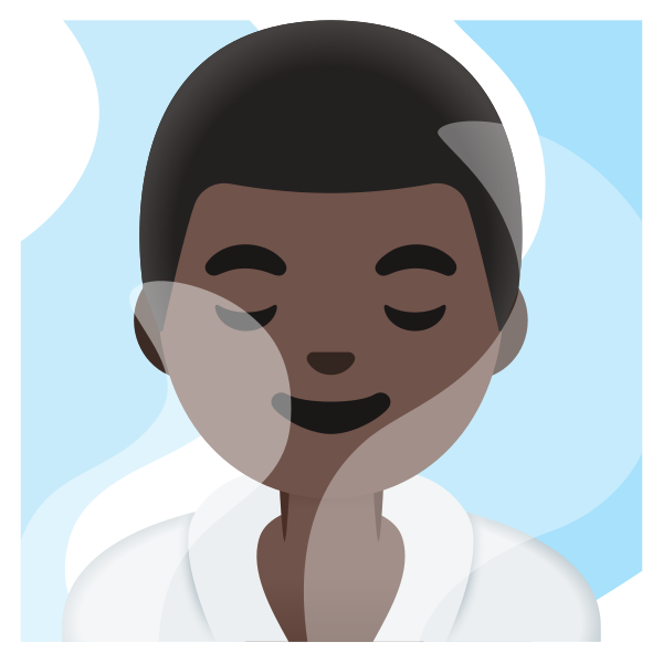 Emoji U1f9d6 1f3ff 200d 2642
