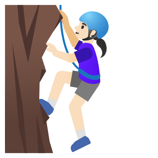 Emoji U1f9d7 1f3fb 200d 2640