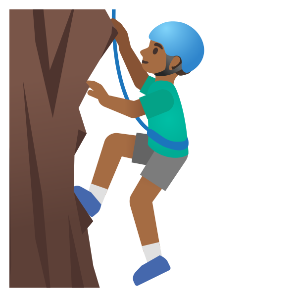 Emoji U1f9d7 1f3fe 200d 2642