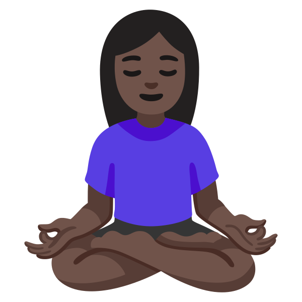 Emoji U1f9d8 1f3ff 200d 2640