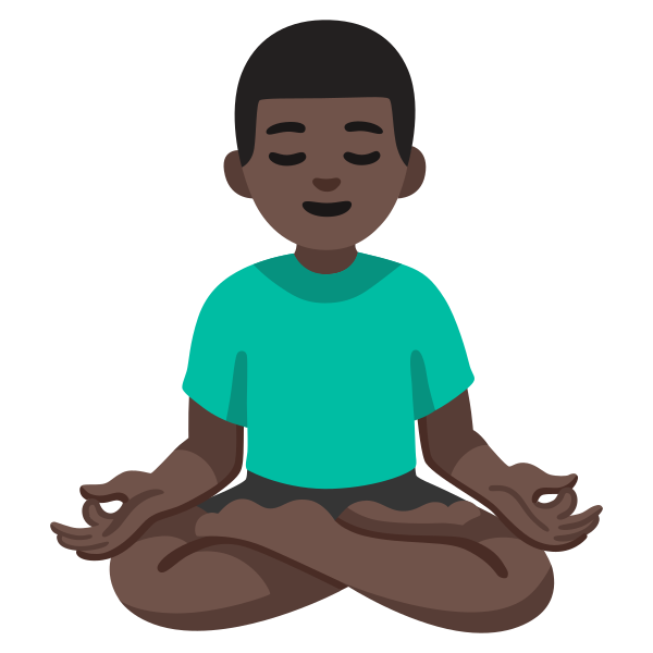 Emoji U1f9d8 1f3ff 200d 2642