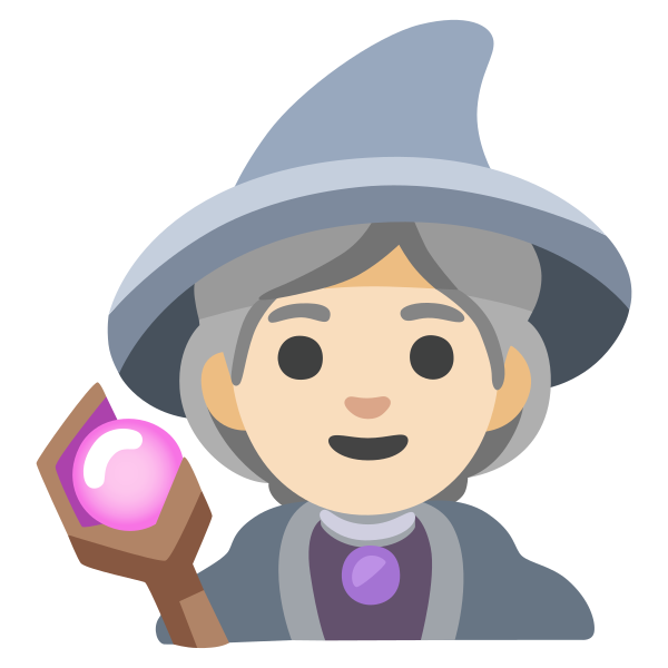 Emoji U1f9d9 1f3fb 200d 2640