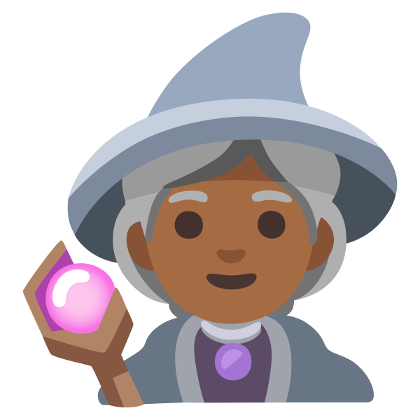 Emoji U1f9d9 1f3fe 200d 2640