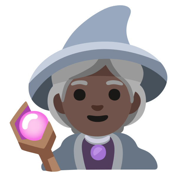 Emoji U1f9d9 1f3ff 200d 2640