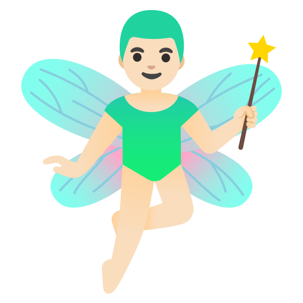 Emoji U1f9da 1f3fb 200d 2642