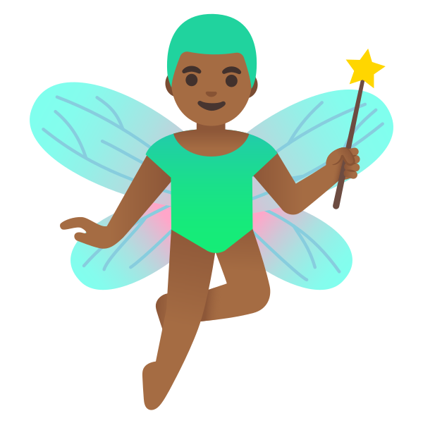 Emoji U1f9da 1f3fe 200d 2642