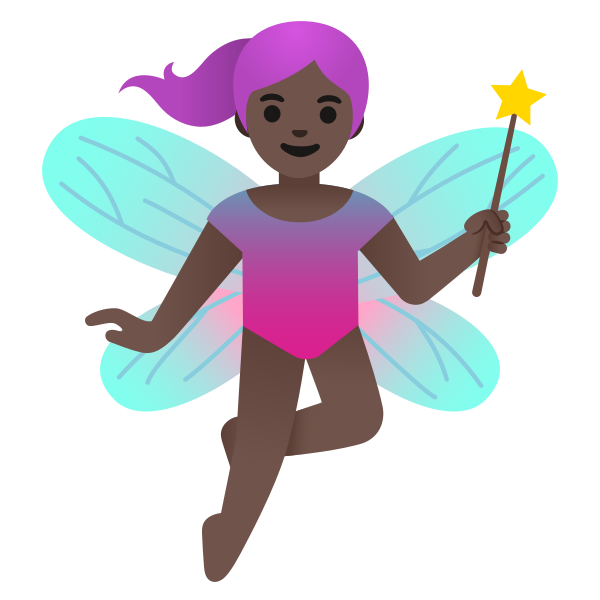 Emoji U1f9da 1f3ff 200d 2640