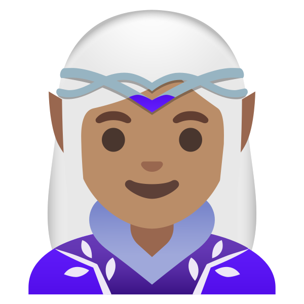 Emoji U1f9dd 1f3fd 200d 2640