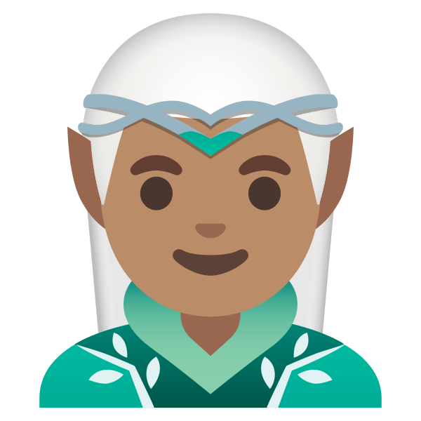 Emoji U1f9dd 1f3fd 200d 2642