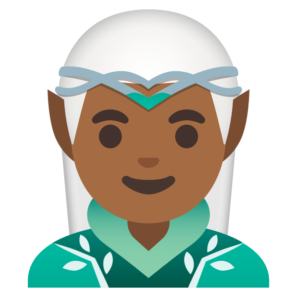Emoji U1f9dd 1f3fe 200d 2642