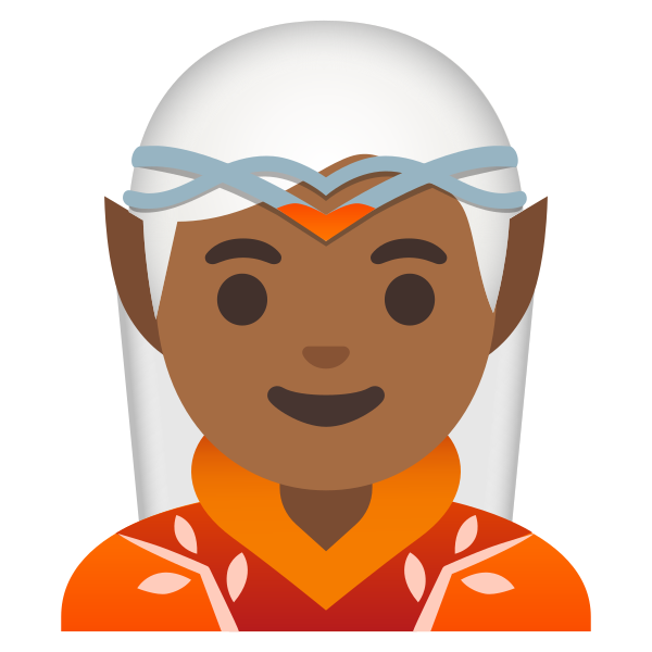 Emoji U1f9dd 1f3fe