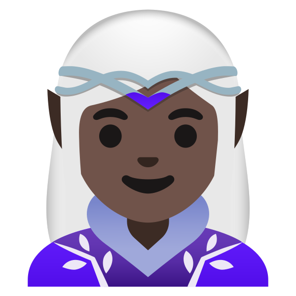 Emoji U1f9dd 1f3ff 200d 2640