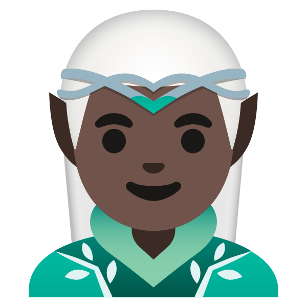 Emoji U1f9dd 1f3ff 200d 2642