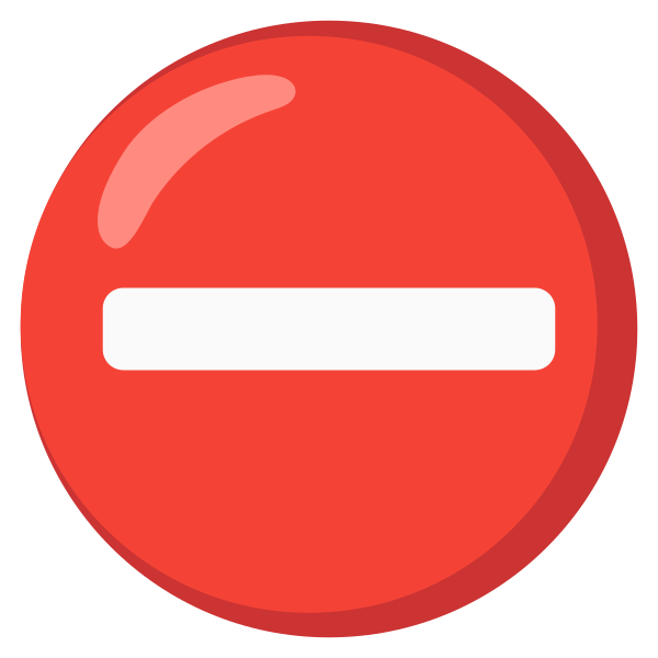 Emoji U26d4