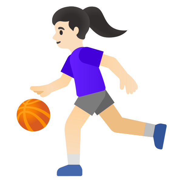Emoji U26f9 1f3fb 200d 2640