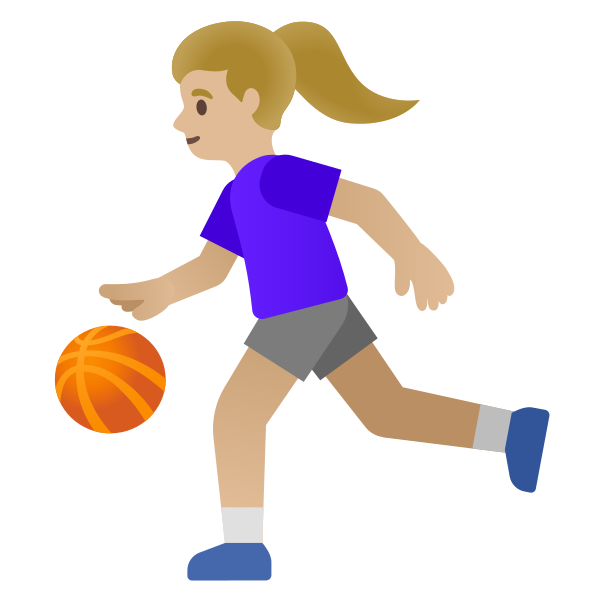Emoji U26f9 1f3fc 200d 2640