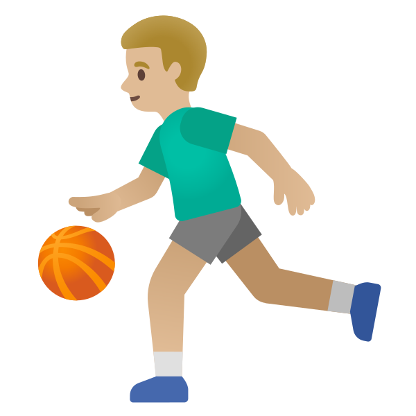 Emoji U26f9 1f3fc 200d 2642
