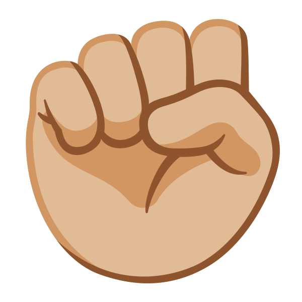 Emoji U270a 1f3fc