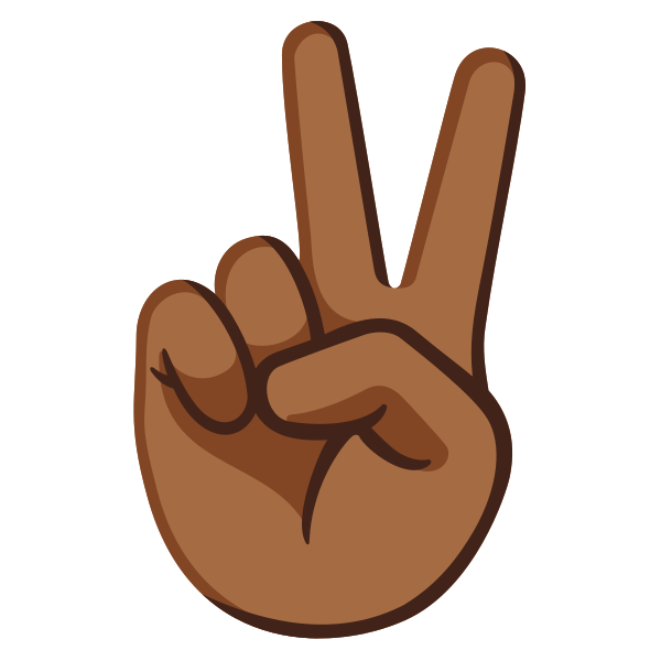 Emoji U270c 1f3fe