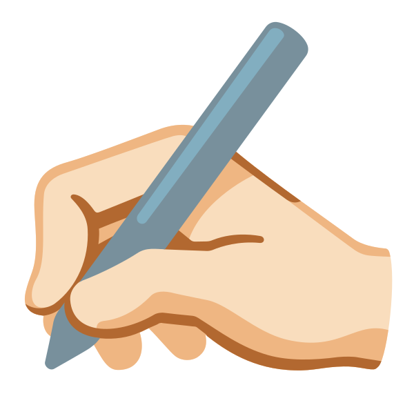 Emoji U270d 1f3fb