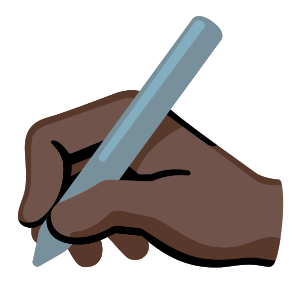 Emoji U270d 1f3ff