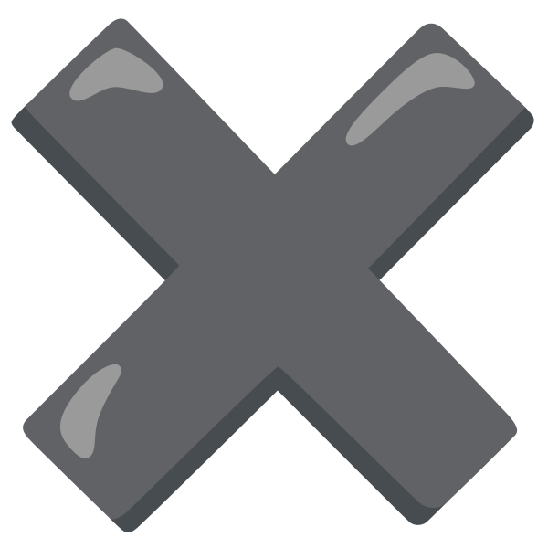 Emoji U2716