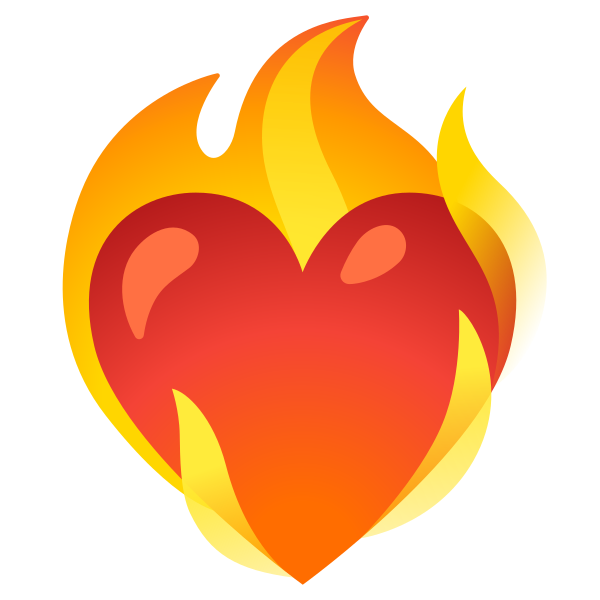 Emoji U2764 200d 1f525
